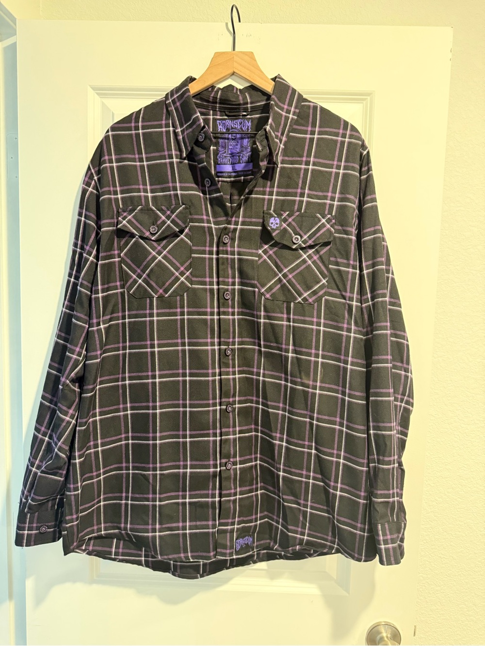 Bornscum Flannel- Graveyard Shift- XL